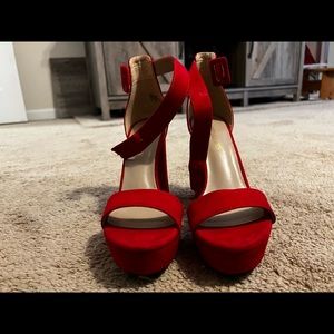 Red high heels